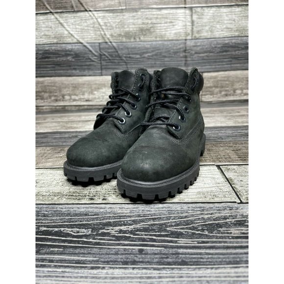 Timberland Black Boots 12807M Boys Boots Black - Picture 2 of 10